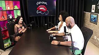 Tifany Rocha shines in sensual cast moments with interracial cuckold group play and public orgasm on sheer red - part 6