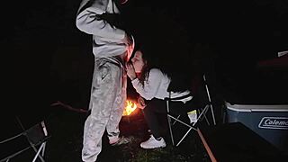 want to bend over for sneaky public doggystyle sex at campsite wife