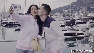 sam bourne used his cock to comfort depressed stepmom clea gaultier with some anal creampie action