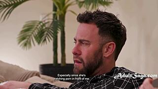 Jade Valentine teases stepdad with her cute petite pussy before he goes anal, questioning if stepmom's matches in taboo family encounter.