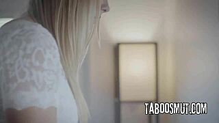 in an office setting the blonde milf secretary brett rossi gives blowjob deepthroat then bends over for doggystyle cowgirl missionary riding