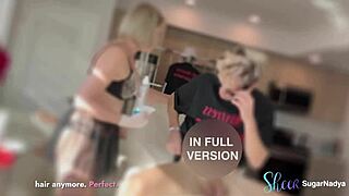 Russian milf craves cock while interviewing porn star tublancopappi in california casting session