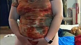 Hotwife Steffi wiggles her ass and pussy, but who can resist that redhead MILF temptation?