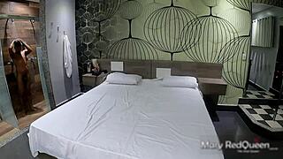 hey, that black stud just showered and slammed her tight ass deep cumming inside already??