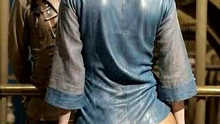 What If A Mature Milf In Leather Corset Experiences Midlife Crisis With Outdoor Teasing And Cumshot?