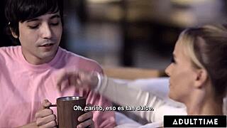 Milf Pristine Edge Feels Intense Emotions As Stepson Licks And Fucks Her Wet Pussy All Night With Spanish Subtitles.