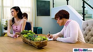 go get your stepmoms strapon before the social worker comes for ass licking fingering lesbian muff diving