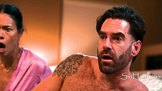 Dana Vespoli, Josh Rivers, Alexia Anders, Ken Feels - what happens when full family shares a bed?