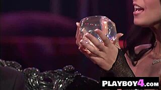 hey, check out this group of horny blonde milfs in lingerie diving into hardcore pussy licking action together