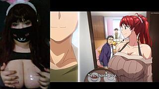 Wife Sneaks Sex with Hubby's Friend Using Big Nipples