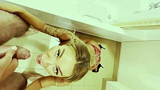 Thirsty for her pierced nipples and wet tits before golden shower floods monika fox's mouth?