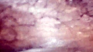 my friend's curvy ebony wife spreads wet pussy bed