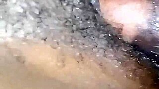 my friend's curvy ebony wife spreads wet pussy bed