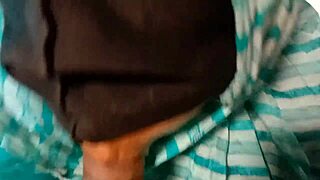 She seduced her elder stepson's school friend for a bedroom fuck