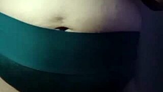 bbw indian mature milf masturbates big tits on video chat