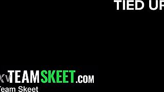 stepson ties me up, face fucks, creampies his submissive stepmom!