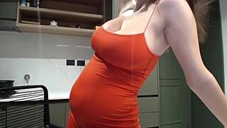 Hey gorgeous milf, massage those big milky tits for me