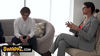 Stepson Fucks Stepmom Aaliyah Love And Therapist Penny Barber In Taboo Orgy Therapy