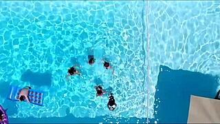 I'm babysitting Mrs Hicks and Melanie Hicks rides my cock wildly in her bedroom