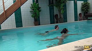 Hunt4k: Brunette teen takes mature lover's cash for hidden cam blowjob ride