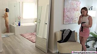 Caught big tits milf licking stepdaughter's shaved pussy... wanna join the fun??