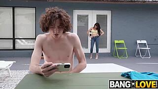 those huge tits make her horny for deep muff diving and wild pussy pounding