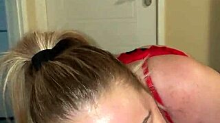 stepson waits for mommy's deepthroat on huge cock!