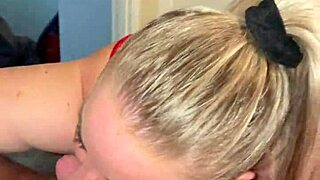 stepson waits for mommy's deepthroat on huge cock!