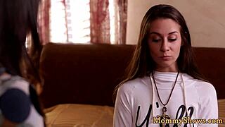 classy high heel milf scissoring teen pussy in full storyline!