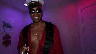 wife takes bbc doggystyle while hubby watches halloween party?