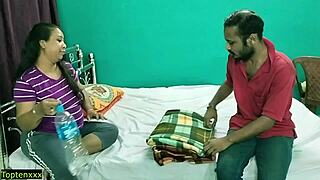 young sales boy bends bhabhi over for creampie doggystyle 😈💦