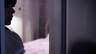 Big ass chubby teen 18+ seduces stepmom's sleazy big dick boyfriend POV