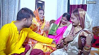 Desi Indian Bhabhis Group Fuck Dewar Wedding Party Hindi