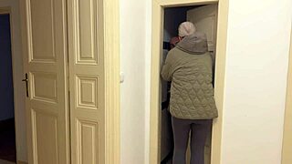 horny big tits wife fucked deep by new neighbour huge cock licking balls muff diving