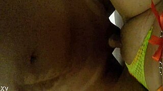 hot latina milf in lingerie strokes monster cock hotel sensual fuck