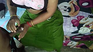 desi stepmom shakes big ass in dirty hindi fuck talk