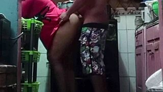 i fuck father-in-law's big ass wife rough in kitchen while cooking