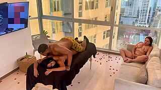 stepmom gets risky stepson massage ends cum taboo thrill