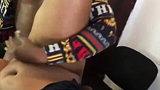 my office lick tape stars 52 year old chubby african mama