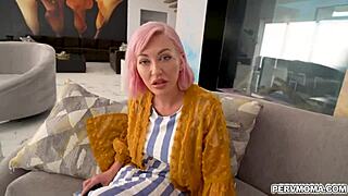 adira allure helps allen swift stroke his throbbing cock off