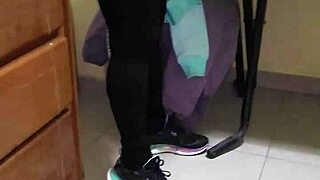 Venezuelan housewife seduced by young roommate in taboo bedroom roleplay