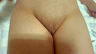 amateur shaved pink pussy fingered and licked 289 days post virginity loss closeup