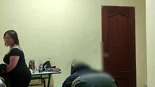 Venezuelan housewife seduced by young roommate in taboo bedroom roleplay