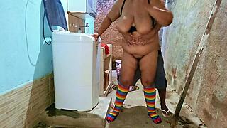 amador latina bbw stepdad fucks huge ass milf mommy in backyard squirts twice mouth cum