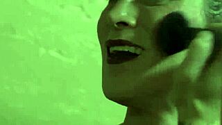 Sensual shemale pounds mature babe's pussy missionary