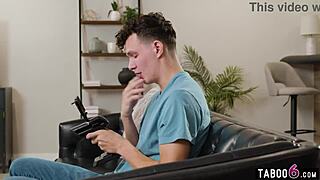 Huge boobs milf Richelle Ryan spies on sneaky stepson perv