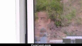 stepmom catches me stroking and decides to lend a hand instead