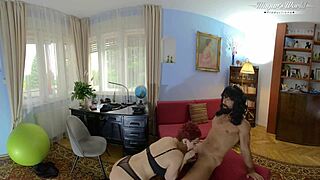 Mature cop Lisa Pinelli bangs prisoner's cock backstage 😈🍆