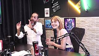 Reh Queen Tantric Massage Moments on Sheer Red Sensual Cast