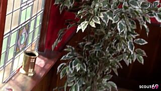 Big Tits Blonde Bitch Scarlett March Rides Huge Cock In Stockings!